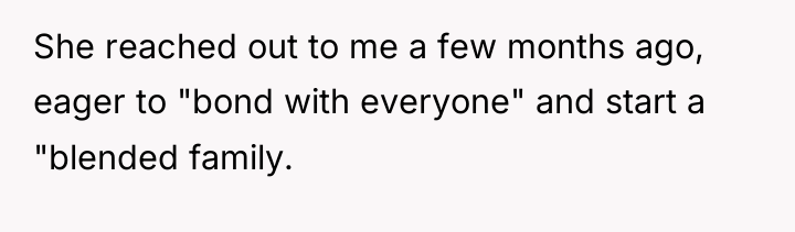She reached out to me a few months ago, eager...