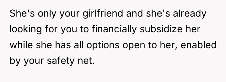 She's only your girlfriend and she's already looking for you...