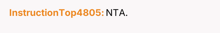 InstructionTop4805 NTA.