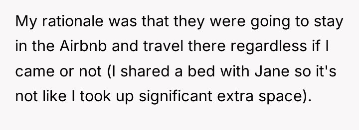 My rationale was that they were going to stay in...