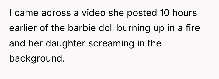 I came across a video she posted 10 hours earlier...