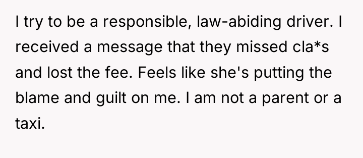 I try to be a responsible, law-abiding driver. I received...