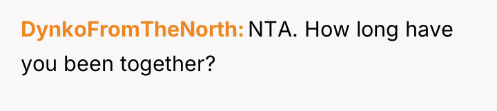 DynkoFromTheNorth NTA. How long have you been together?