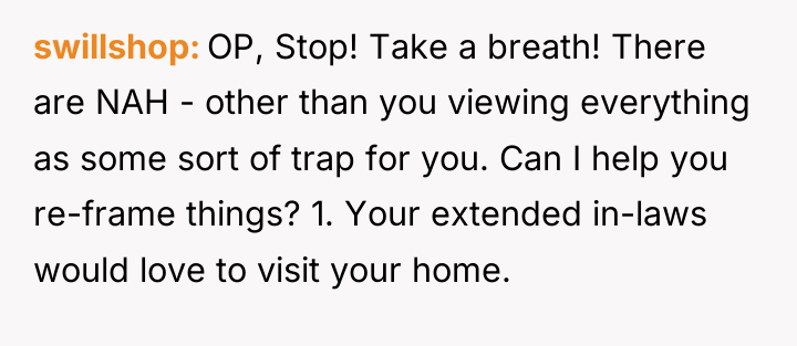 swillshop OP, Stop! Take a breath! There are NAH -...