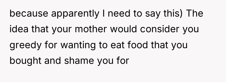 because apparently I need to say this) The idea that...