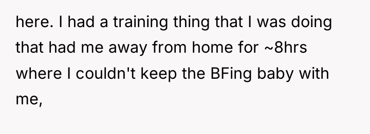 here. I had a training thing that I was doing...