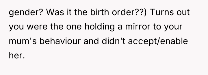 gender? Was it the birth order??) Turns out you were...