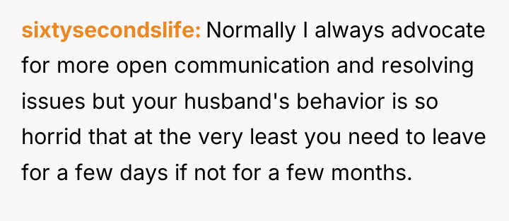 sixtysecondslife Normally I always advocate for more open communication and...