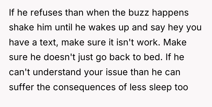 If he refuses than when the buzz happens shake him...