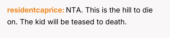 residentcaprice NTA. This is the hill to die on. The...