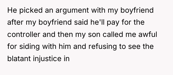 He picked an argument with my boyfriend after my boyfriend...