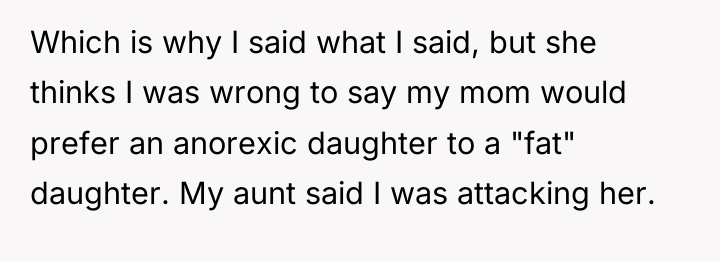 Which is why I said what I said, but she...