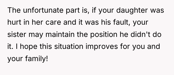 The unfortunate part is, if your daughter was hurt in...