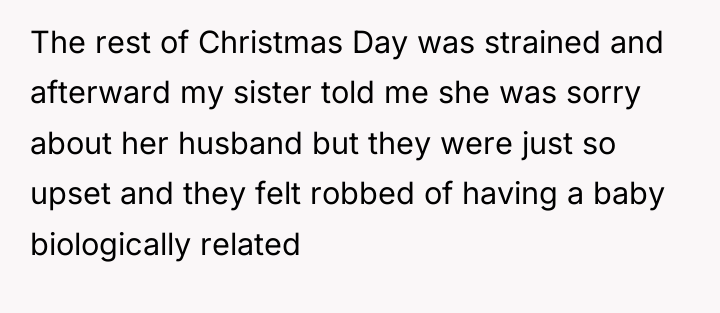 The rest of Christmas Day was strained and afterward my...