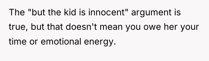 The "but the kid is innocent" argument is true, but...