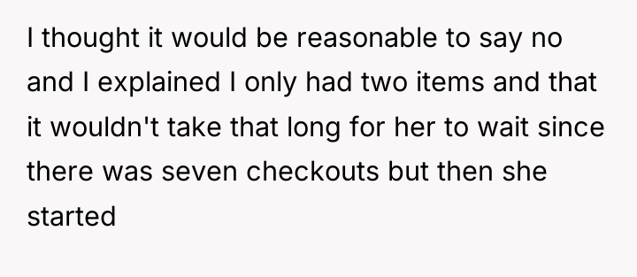 I thought it would be reasonable to say no and...