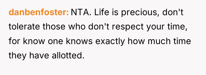 danbenfoster NTA. Life is precious, don't tolerate those who don't...