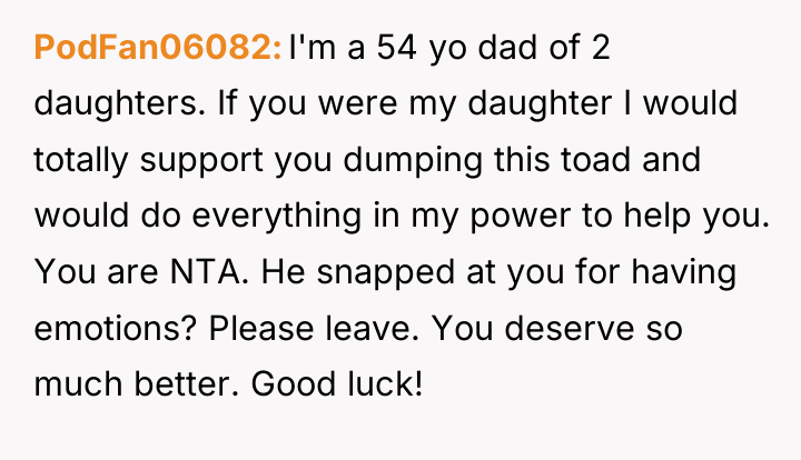 PodFan06082 I'm a 54 yo dad of 2 daughters. If...