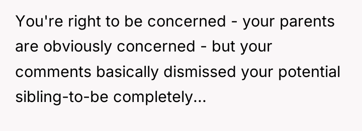 You're right to be concerned - your parents are obviously...