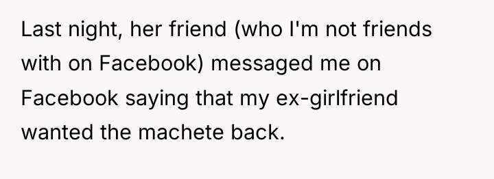Last night, her friend (who I'm not friends with on...