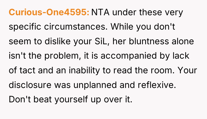 Curious-One4595 NTA under these very specific circumstances. While you don't...