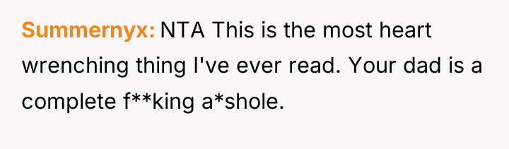 Summernyx NTA This is the most heart wrenching thing I've...