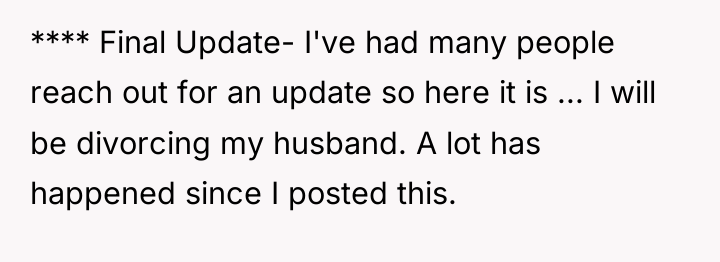 **** Final Update- I've had many people reach out for...