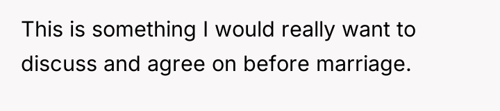 This is something I would really want to discuss and...