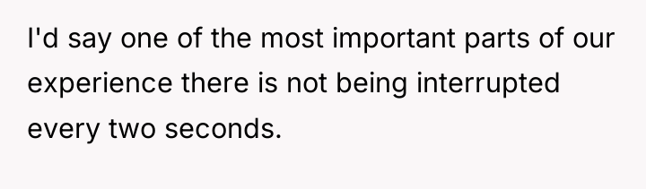 I'd say one of the most important parts of our...