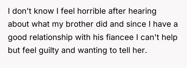 I don't know I feel horrible after hearing about what...