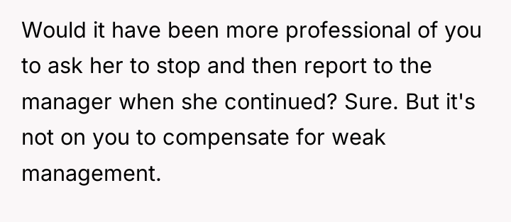 Would it have been more professional of you to ask...