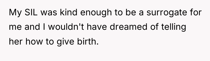 My SIL was kind enough to be a surrogate for...