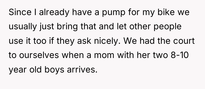 Since I already have a pump for my bike we...
