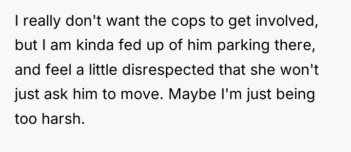 I really don't want the cops to get involved, but...