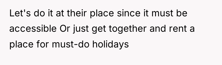 Let's do it at their place since it must be...