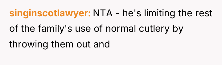 singinscotlawyer NTA - he's limiting the rest of the family's...