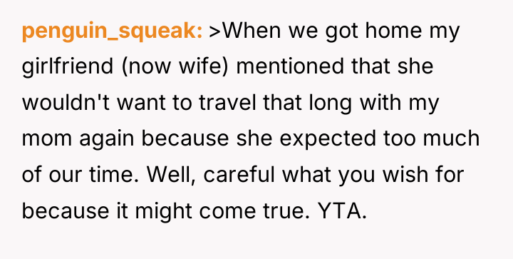 penguin_squeak >When we got home my girlfriend (now wife) mentioned...