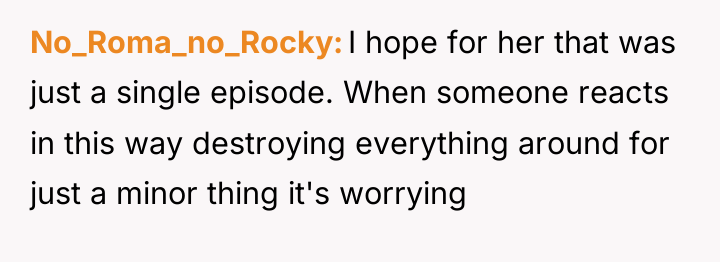 No_Roma_no_Rocky I hope for her that was just a single...