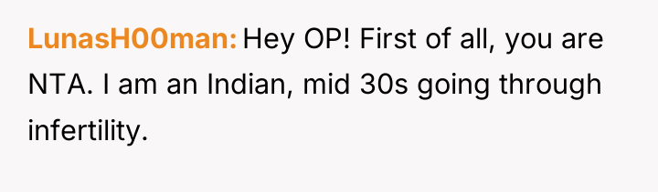 LunasH00man Hey OP! First of all, you are NTA. I...