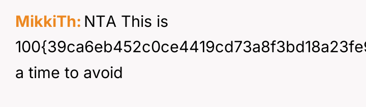 MikkiTh NTA This is 100{39ca6eb452c0ce4419cd73a8f3bd18a23fe95ab4febb092bc2ab1b542eeea82f} a time to avoid