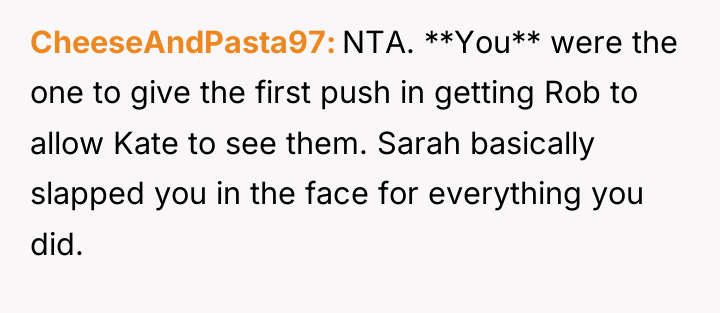 CheeseAndPasta97 NTA. **You** were the one to give the first...