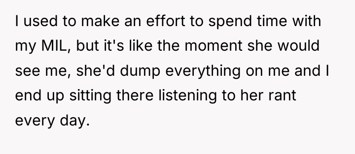 I used to make an effort to spend time with...