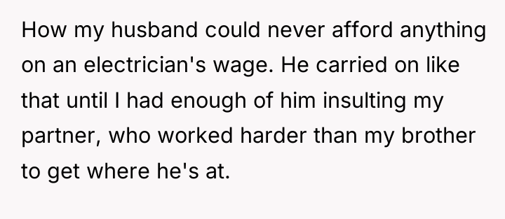 How my husband could never afford anything on an electrician's...