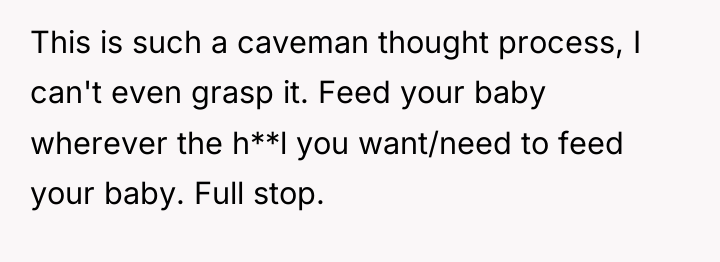 This is such a caveman thought process, I can't even...
