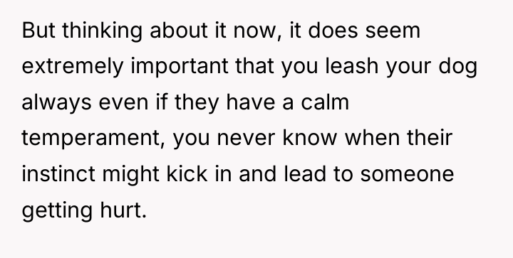 But thinking about it now, it does seem extremely important...
