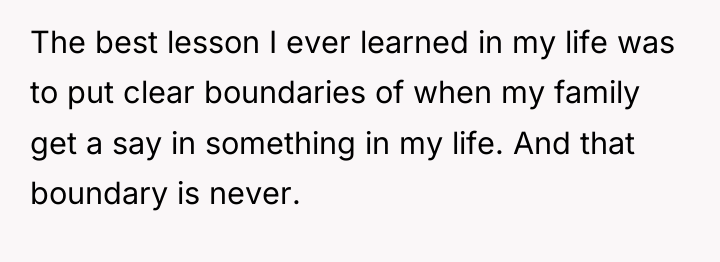 The best lesson I ever learned in my life was...