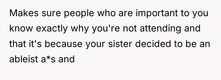 Makes sure people who are important to you know exactly...
