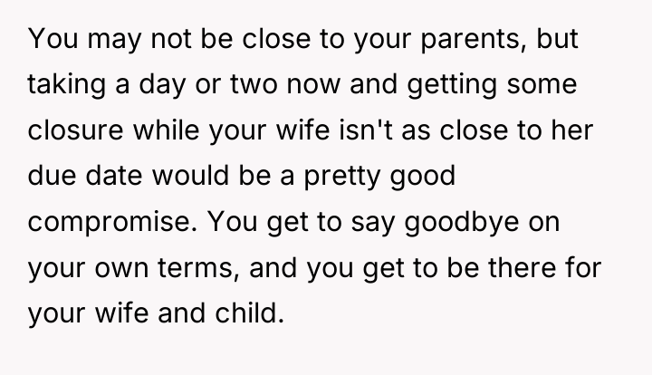 You may not be close to your parents, but taking...