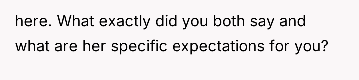here. What exactly did you both say and what are...