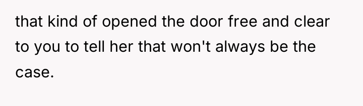 that kind of opened the door free and clear to...